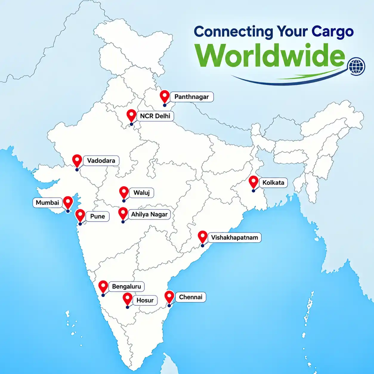 Global and India Logistics Network Map